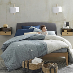 Бра из металла и дерева Ruell White Metal Wooden Wall Lamp варинант исполнения - 4 | Loft Concept в Омске