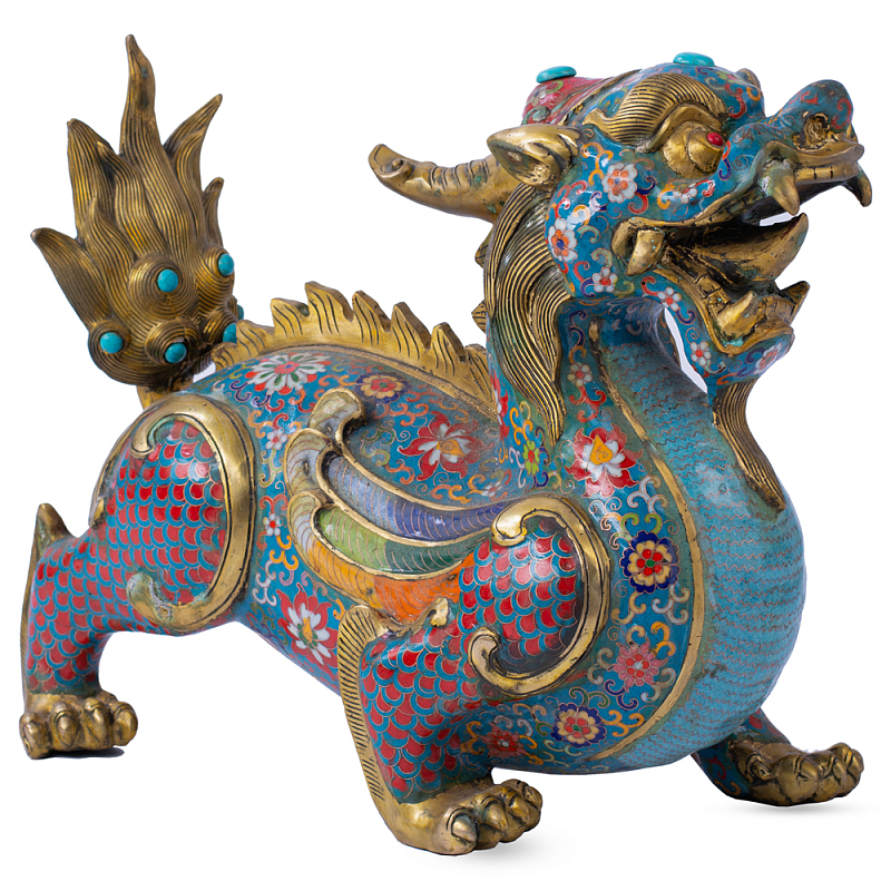 Большой Бронзовый Китайский дракон Мульти в Омске | Loft Concept 