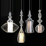 Подвесной светильник Wire Dream Pendant 3 Белый варинант исполнения - 1 | Loft Concept в Омске