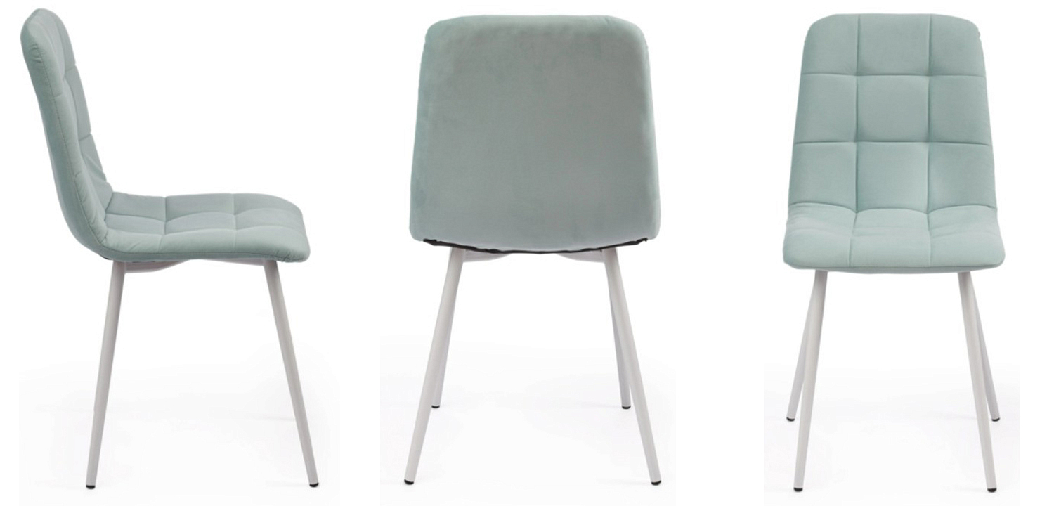 Стул Nancy Velour Light Blue Chair Стул Nancy Velour Light Blue Chair - Loft-Concept в Омске