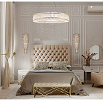 Бра с каскадом из прозрачного хрусталя и корпусом золотого цвета Constant Sparks варинант исполнения - 6 | Loft Concept в Омске