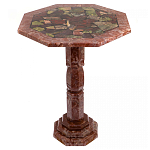 Кофейный стол из натуральных камней Лемезит и Яшма Natural Stone Tables варинант исполнения - 5 | Loft Concept в Омске