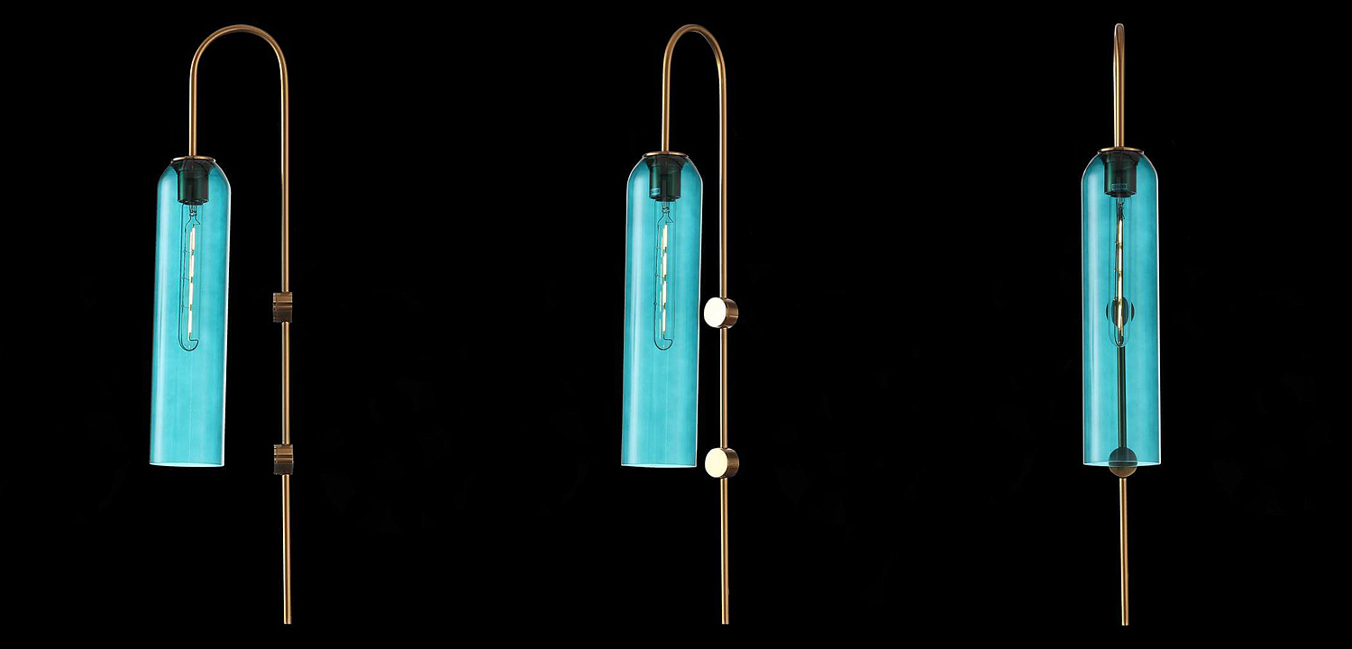 Бра ARTICOLO float Wall Sconce Blue Бра ARTICOLO float Wall Sconce Blue - Loft-Concept в Омске