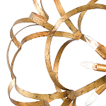 Люстра круглая в виде объёмного цветка Golden Flower Sphere варинант исполнения - 1 | Loft Concept в Омске