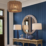 Настольная лампа с корпусом из цветков колокольчика Cascade of Blue Flowers варинант исполнения - 3 | Loft Concept в Омске