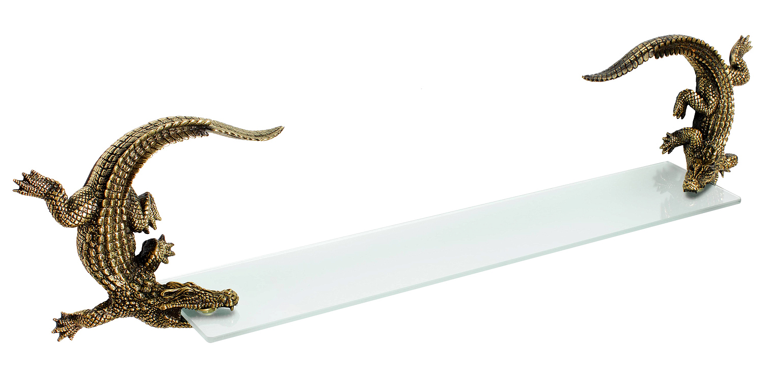 Полка для ванной Bronze Crocodiles - Loft-Concept в Омске