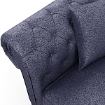 Мебельная ткань Шенилл синий цвет 138 см T4-33 варинант исполнения - 7 | Loft Concept в Омске