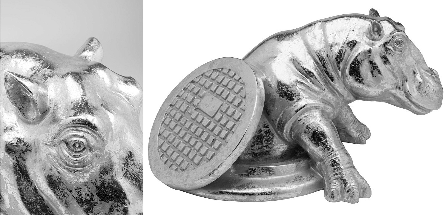 Статуэтка Chrome Hippo - Loft-Concept в Омске