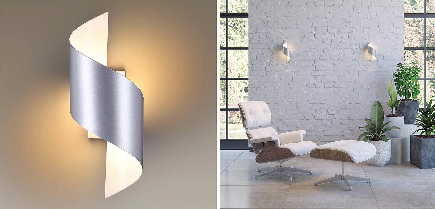 Бра Silver Locken Wall Lamp Бра Silver Locken Wall Lamp - Loft-Concept в Омске