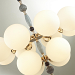 Люстра со вставками из керамики SkyEast 12 ламп варинант исполнения - 3 | Loft Concept в Омске