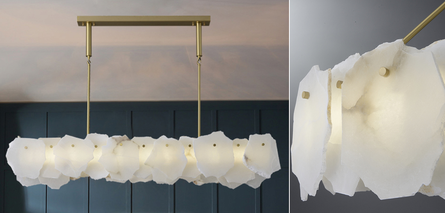 Люстра Lucretia Marble Rectangular Chandelier Люстра Lucretia Marble Rectangular Chandelier - Loft-Concept в Омске