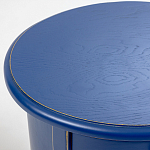 Синяя тумба на фигурных ножках Shelby варинант исполнения - 4 | Loft Concept в Омске