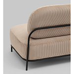 Диван Стоун велюр рельефный бежевый варинант исполнения - 4 | Loft Concept в Омске