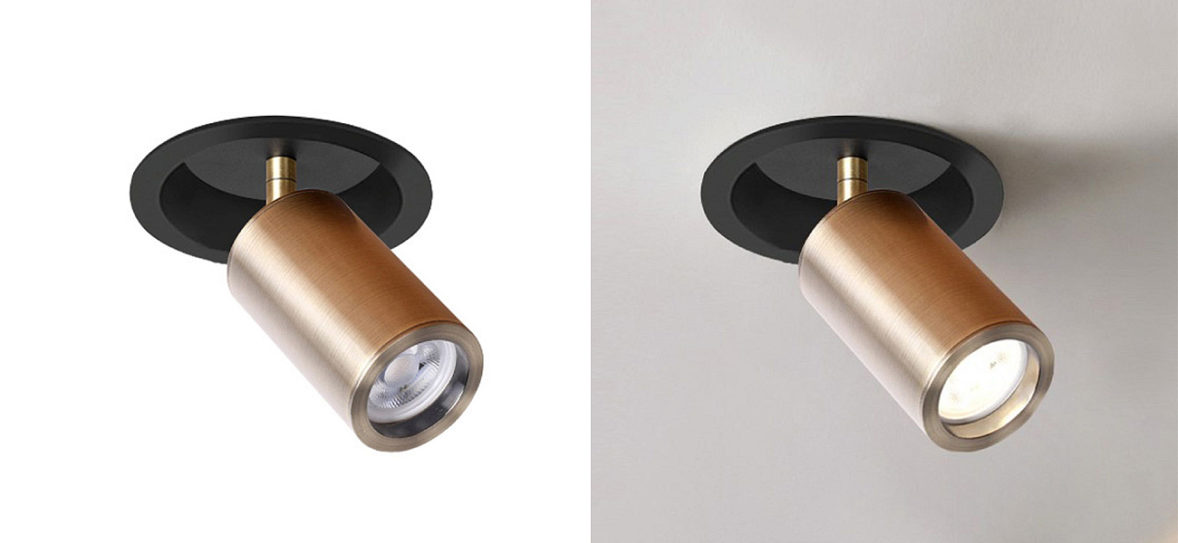 Встраиваемый поворотный спот Modern Spot Brass Встраиваемый поворотный спот Modern Spot Brass - Loft-Concept в Омске