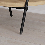 Стол приставной с 2-мя круглыми столешницами из дерева ESSEL OAK варинант исполнения - 2 | Loft Concept в Омске