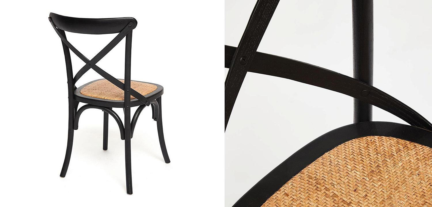 Стул Chaise Provence en Bois noir черный - Loft-Concept в Омске