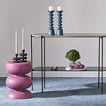 Подсвечник фигурный голубой Bright Accent 33 см варинант исполнения - 3 | Loft Concept в Омске