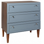 Комод серый из массива бука с 3-мя ящиками Wenge Light варинант исполнения - 1 | Loft Concept в Омске