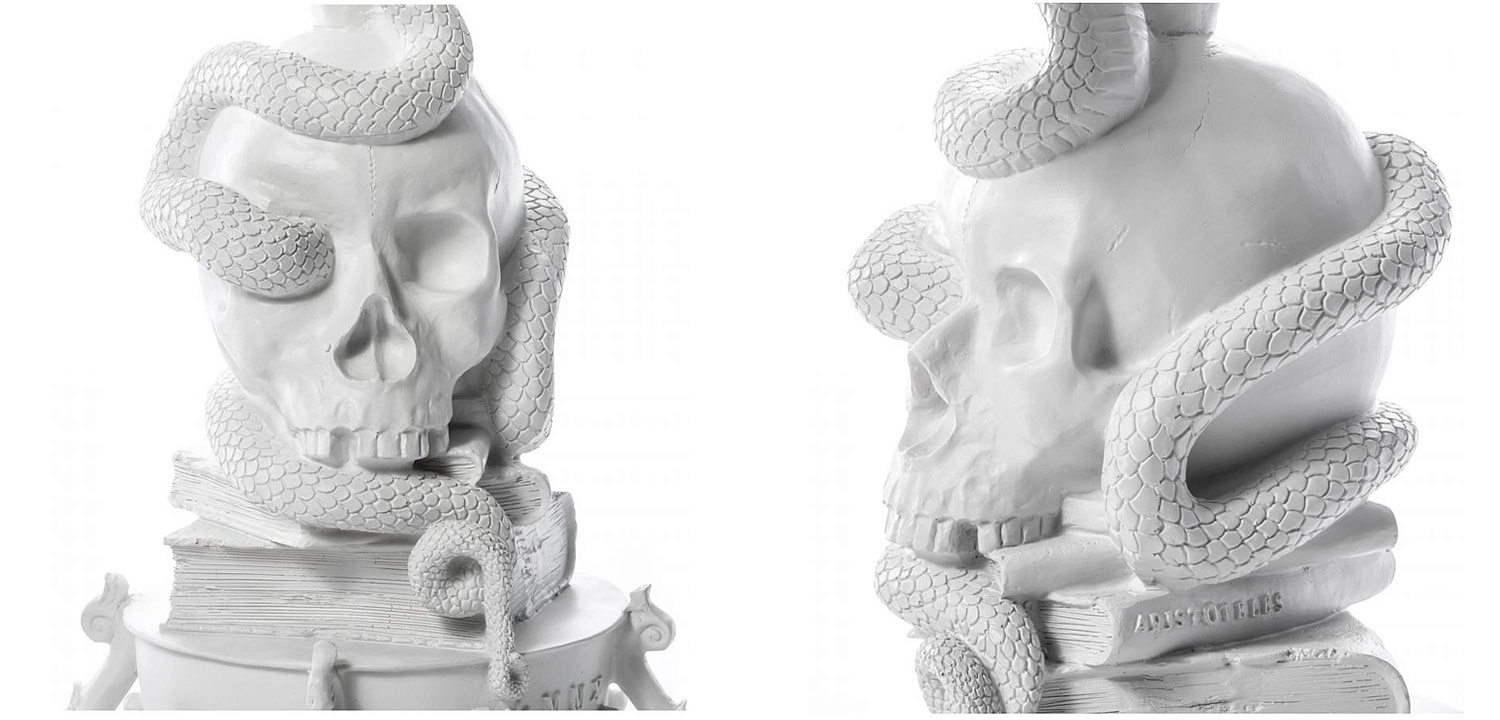 Подсвечник Seletti Giant Burlesque Skull White Подсвечник Seletti Giant Burlesque Skull White - Loft-Concept в Омске