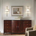 Бра вертикальное с белым полукруглым плафоном и длинным стержнем S Kichler варинант исполнения - 15 | Loft Concept в Омске