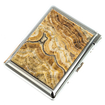 Портсигар с газовой зажигалкой из натурального камня Оникс Stone Cigarettes Cases варинант исполнения - 6 | Loft Concept в Омске