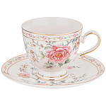 Чайный сервиз из фарфора на 6 персон 14 предметов Flower Porcelain Collection варинант исполнения - 2 | Loft Concept в Омске