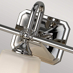 Бра для ванных комнат с квадратными матовыми плафонами на основании цвета хром Feiss варинант исполнения - 7 | Loft Concept в Омске