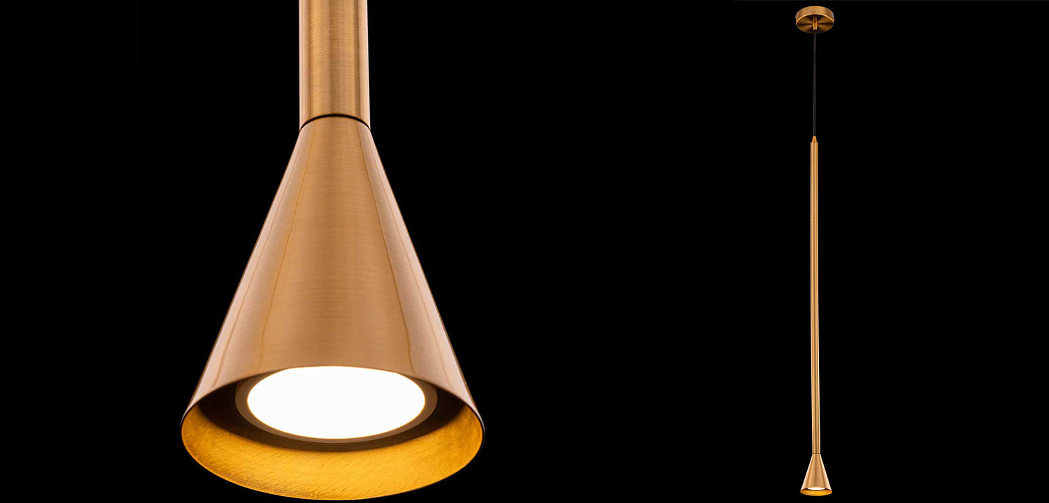 Подвесной светильник Austere gold Подвесной светильник Austere gold - Loft-Concept в Омске