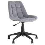 Мягкое компьютерное кресло Plushe Grey варинант исполнения - 1 | Loft Concept в Омске