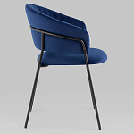 Стул в велюре синего цвета Horizon варинант исполнения - 2 | Loft Concept в Омске