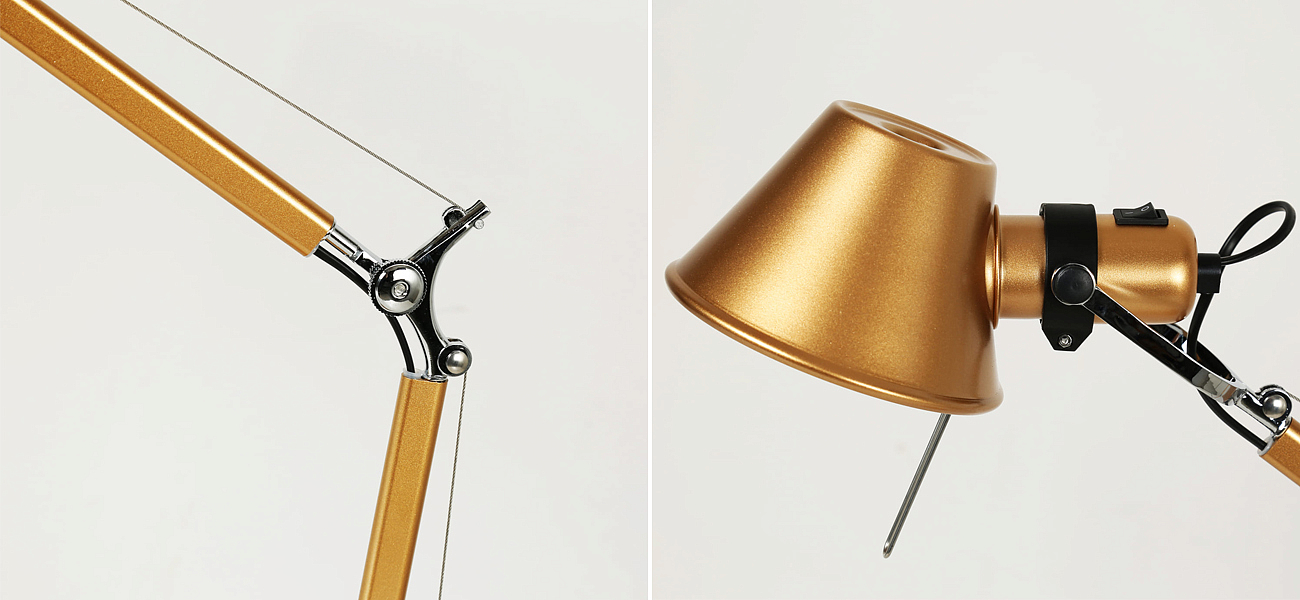 Настольная лампа золотого цвета Artemide Настольная лампа золотого цвета Artemide - Loft-Concept в Омске