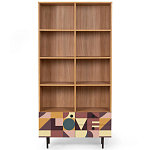 Широкий стеллаж с принтом Elise Rack варинант исполнения - 6 | Loft Concept в Омске