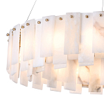 Люстра круглая декорированная натуральным камнем Stone Interior Accent варинант исполнения - 3 | Loft Concept в Омске