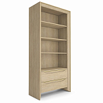  Стеллаж 2 ящика 4 открытые полки Flowchart 90 см варинант исполнения - 2 | Loft Concept в Омске