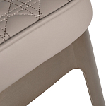 Стул барный светло-серый из экокожи Spectacular High Bar Stool варинант исполнения - 5 | Loft Concept в Омске