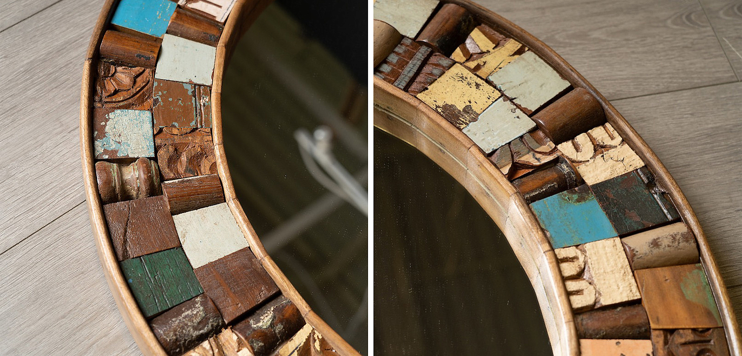 Зеркало Antique Wood Mirror Зеркало Antique Wood Mirror - Loft-Concept в Омске