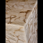 Торшер прямоугольный из натурального камня Calcite Geometry варинант исполнения - 10 | Loft Concept в Омске