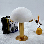 Настольная лампа c абажуром в форме купола из натурального камня  Heavenly Harmony варинант исполнения - 4 | Loft Concept в Омске