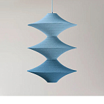 Подвесной вязаный голубой светильник «Звезда Востока 03» варинант исполнения - 1 | Loft Concept в Омске