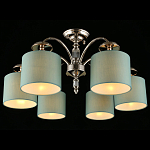 Люстра потолочная Nikoletta с бирюзовым плафоном варинант исполнения - 1 | Loft Concept в Омске