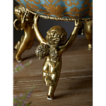 Чаша с орнаментом на бронзовых ножках в виде ангелов Eden Garden варинант исполнения - 7 | Loft Concept в Омске