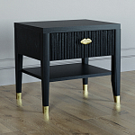 Прикроватная тумбочка с ящиком Elsa Dreams Black варинант исполнения - 1 | Loft Concept в Омске