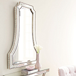 Зеркало в серебристой фигурной раме Silver Reflection варинант исполнения - 4 | Loft Concept в Омске