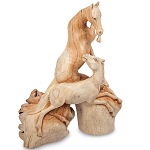 Статуэтка из дерева лошади Animals of the World 25 варинант исполнения - 2 | Loft Concept в Омске