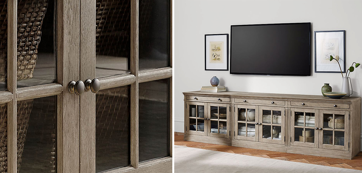 Комод длинный Benjamin Glass Doors long Комод длинный Benjamin Glass Doors long - Loft-Concept в Омске