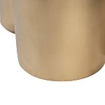 Стол журнальный круглый керамогранит белый Keramos варинант исполнения - 4 | Loft Concept в Омске