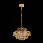 Люстра хрустальная в неоклассическом стиле на золотистом каркасе Majesty варинант исполнения - 2 | Loft Concept в Омске