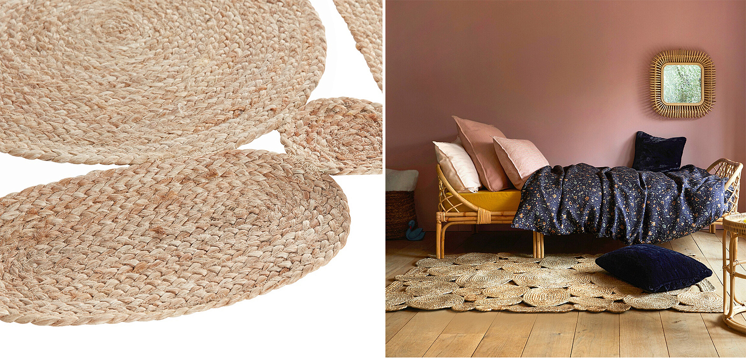 Ковер Carpet Jute Circles 100% джут Ковер Carpet Jute Circles 100% джут - Loft-Concept в Омске