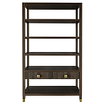 Стеллаж с двумя ящиками Elsa Dreams Walnut варинант исполнения - 5 | Loft Concept в Омске