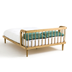 Кровать из массива дуба с пружинным блоком Mateta варинант исполнения - 4 | Loft Concept в Омске